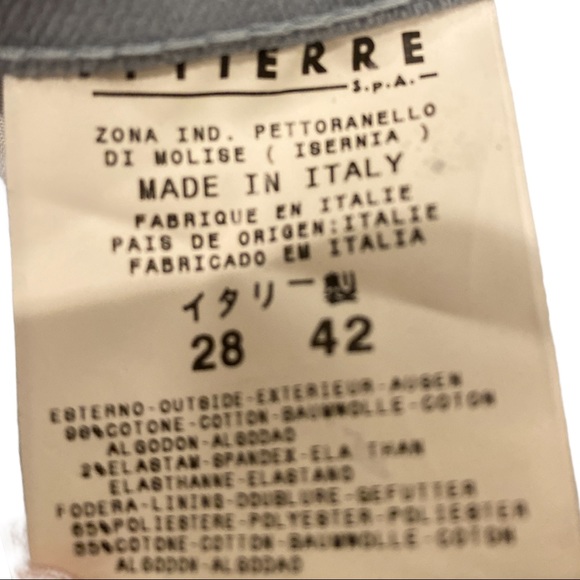 EUC Versace Vintage Gray Straight Leg Jeans - Picture 7 of 7